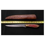 Long Fillet Bladed Knife With Sheath