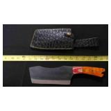 Cleaver Knife With Sheath