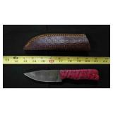 Drop Pint Knife With Sheath