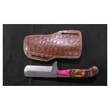 Bull Cutter Knife With Sheath
