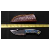 Gut Hook Knife With Sheath