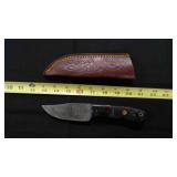 A Clip Blade Knife With sheath