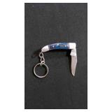 Miniature Folding Pocket Knife With Keychain