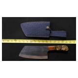 Cleaver Knife With Sheath