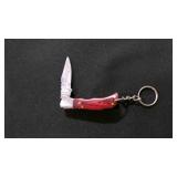 Miniature Folding Pocket Knife With Keychain
