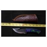 Gut Hook Knife With Sheath