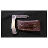 Folding Pocket Knife With Sheath