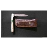 Folding Pocket Knife With Sheath