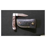 Folding Pocket Knife With Sheath