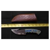 Gut Hook Knife With Sheath