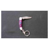 Miniature Folding Pocket Knife With Keychain
