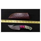 Gut Hook Knife With Sheath