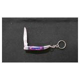 Miniature Folding Pocket Knife With Keychain