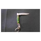 Miniature Folding Pocket Knife With Keychain