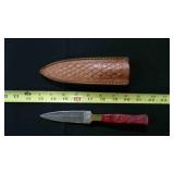 Double Edge Dagger Knife With Sheath