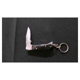 Miniature Folding Pocket Knife With Keychain