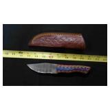 Clip Blade Knife With Sheath