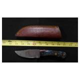 Clip Bladed Knife With Sheath