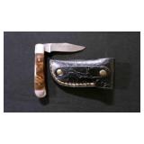 Folding Pocket Knife With Sheath