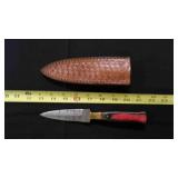 Double Edge Dagger Knife With Sheath