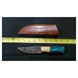 Clip Blade Knife With Sheath