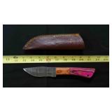 A Clip Blade Knife With sheath