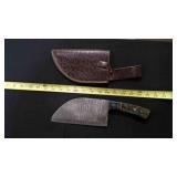 Cleaver Knife With Sheath