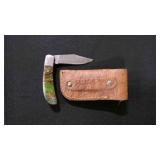 Folding Pocket Knife With Sheath