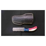 Bull Cutter Knife With Sheath