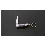 Miniature Folding Pocket Knife With Keychain