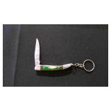 Miniature Folding Pocket Knife With Keychain