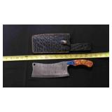 Cleaver Knife With Sheath