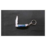 Miniature Folding Pocket Knife With Keychain
