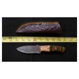 Spear point knife With Sheath