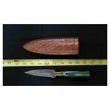 Double Edge Dagger Knife With Sheath