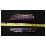 Clip Blade Knife With Sheath