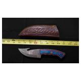 Gut Hook Knife With Sheath