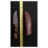 Clip Blade Knife With Sheath