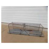 41" X 11" X 13½" Tall - Live Animal Cage Trap