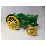 Vintage John Deere Metal Toy Tractor