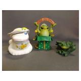 1980 Avon "Winking Frog" Potpourri Holder - Russ