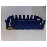 Vintage Blue Plastic Pepsi-Cola Soda Bottle Crate