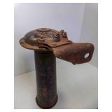 Antique 1920s Ahooga Klaxon Auto Horn - Rust &
