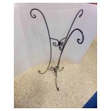 Metal Plant Stand or Bird Bath Stand - Folds for