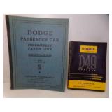1952 Dodge D49 Catalog & 1938 Dodge Passenger Car