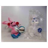 1997 Plush Energizer Bunny & 1997 Plush Pillsbury