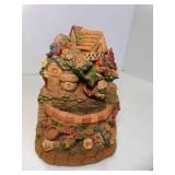 Vintage Resin Musical Birds & Bird Houses Tabletop