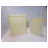 2 Vintage Tupperware Containers 1 w/NO LID
