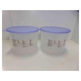 2 Tupperware Fridge Smart Containers w/Lids