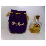 1976 Miniature Crown Royal Whiskey SEALED Almost